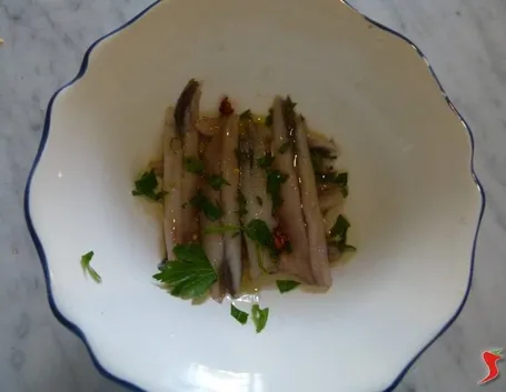 Le acciughe marinate