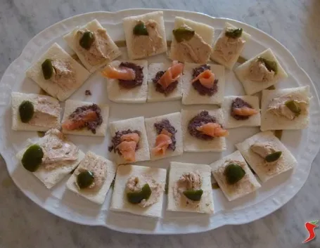Le tartine al salmone