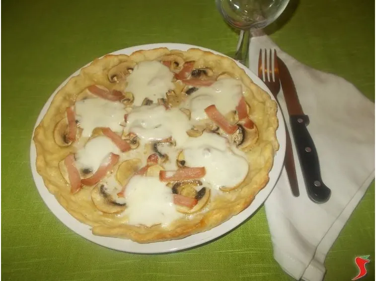 La torta salata ai funghi