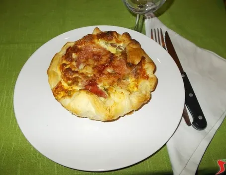 La torta al prosciutto cotto