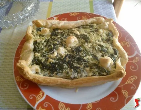 torta salata con spinaci e ricotta