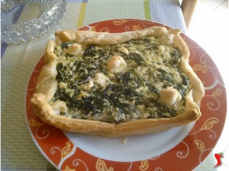 torta salata con spinaci e ricotta