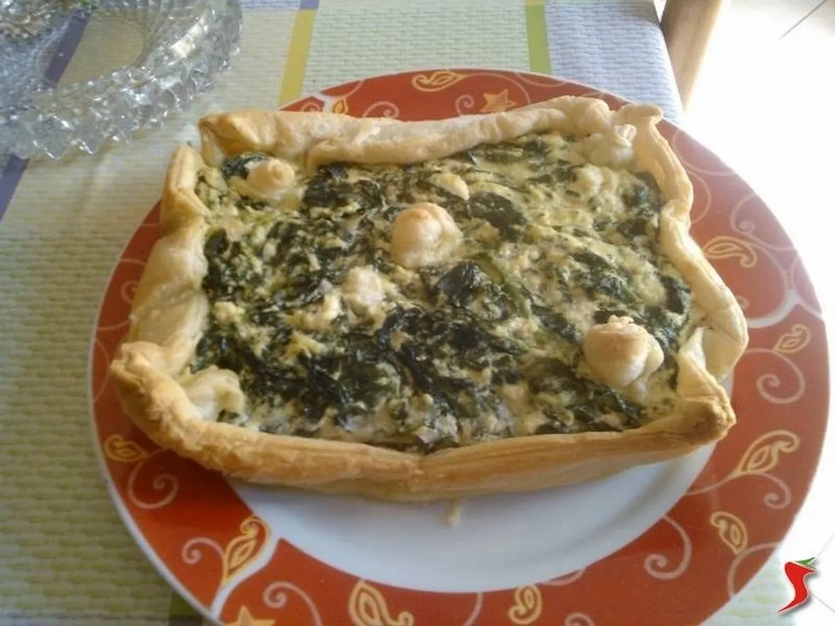 torta salata con spinaci e ricotta