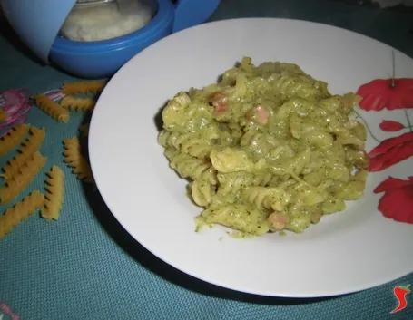 Fusilli broccoletti e pancetta bimby