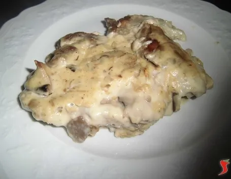 Fettine di vitello con salsa ai funghi bimby