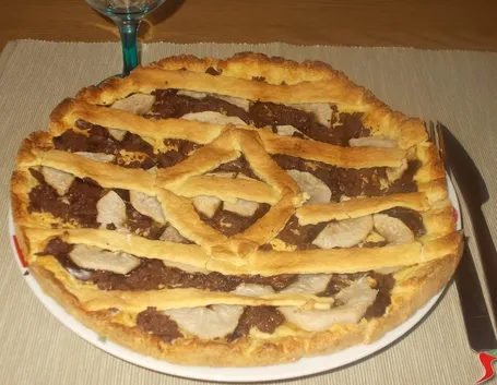 Crostata cioccolato e pere