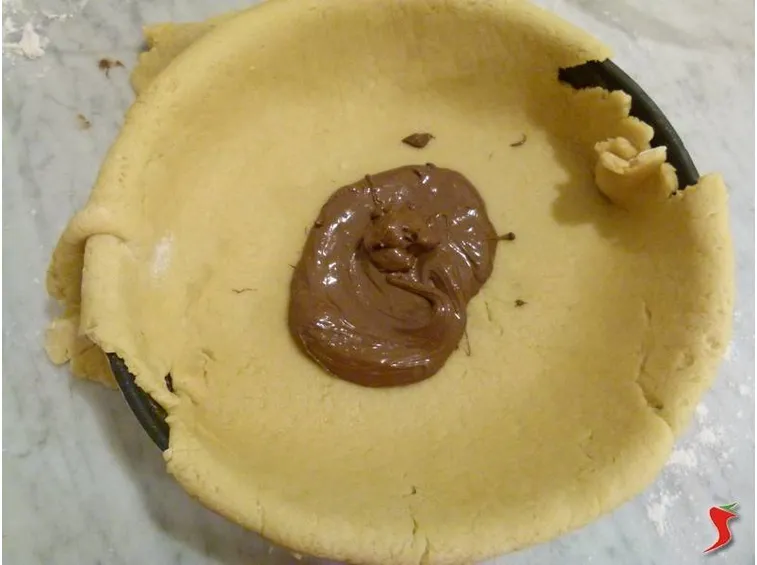aggiungere nutella sciolta precedentemente