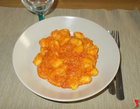 Gli gnocchi al pomodoro