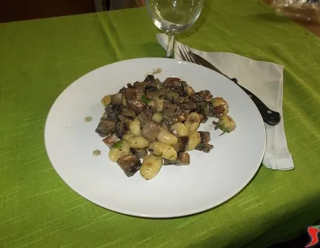 Gli gnocchi ai funghi