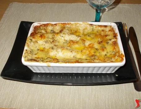 Le lasagne gorgonzola e noci
