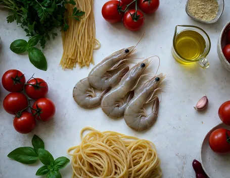 linguine ai gamberoni