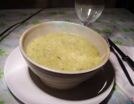 minestra porri e patate