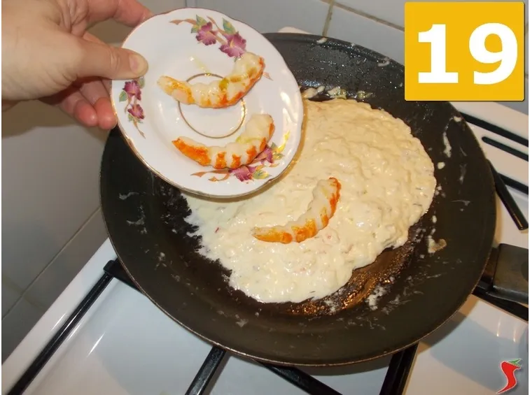 Continuate la ricetta