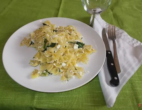 La pasta spinaci e ricotta