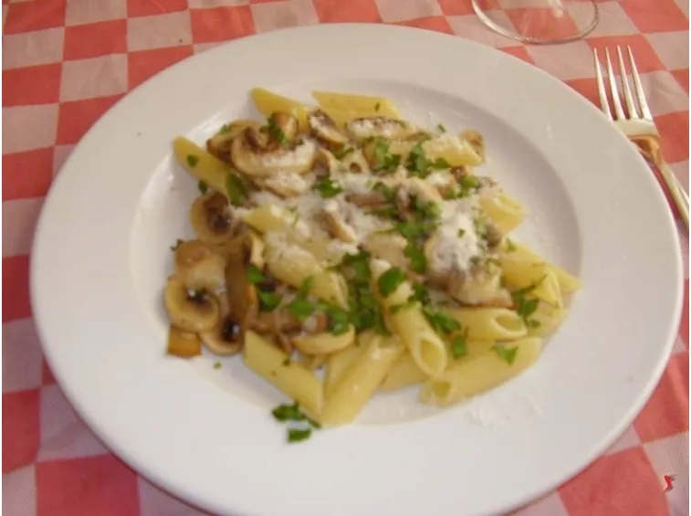 penne ai funghi