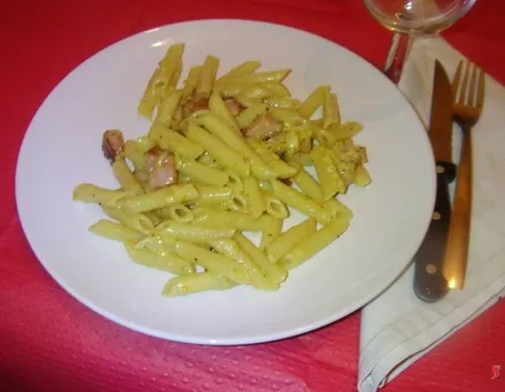 Le penne alla carbonara
