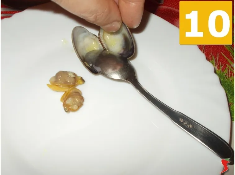 Sgusciate le vongole