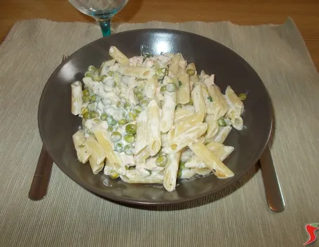 pennette al salmone