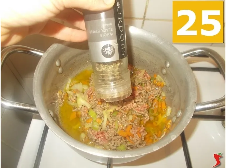 Proseguite con la cottura della carne