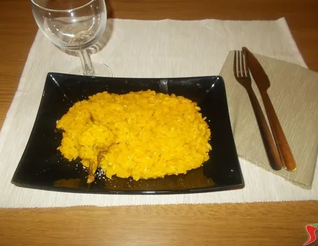 Il risotto alla milanese