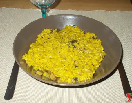 Il risotto coi funghi