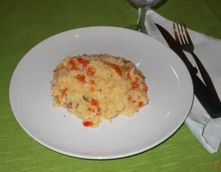 Il risotto ai peperoni