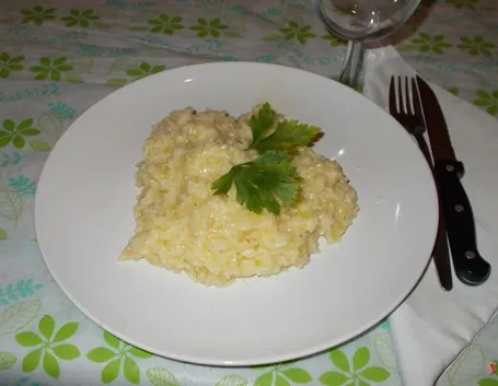 Il risotto allo spumante