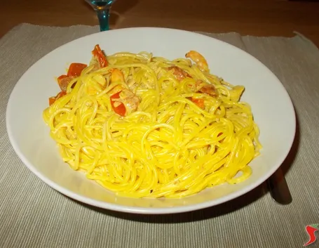 La ricetta degli spaghetti con gamberi
