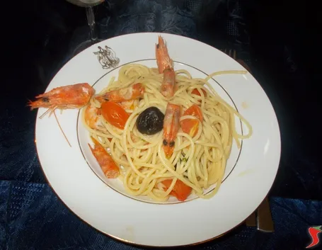 spaghetti ai gamberi