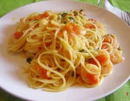 spaghetti ai gamberetti