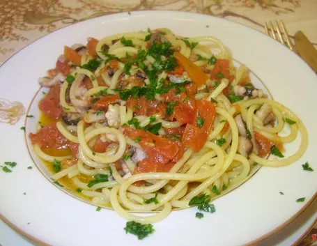 spaghetti con le seppie