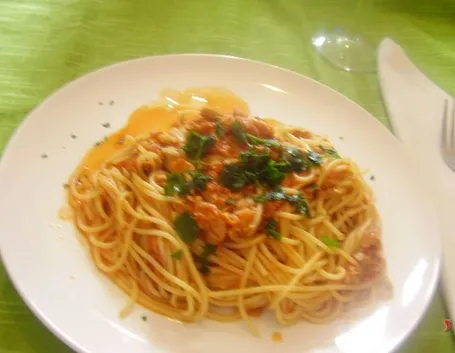 spaghetti con il tonno