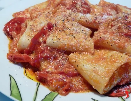 paccheri pomodorini e ricotta