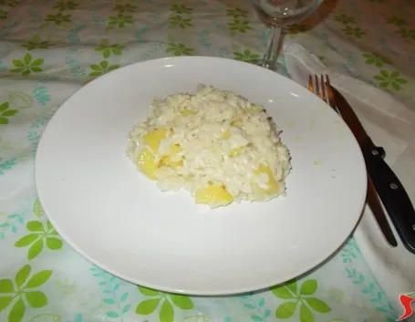 Il risotto veloce all'ananas