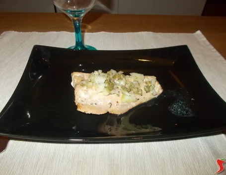 Il salmone alla griglia