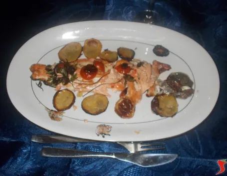I filetti di trota al forno