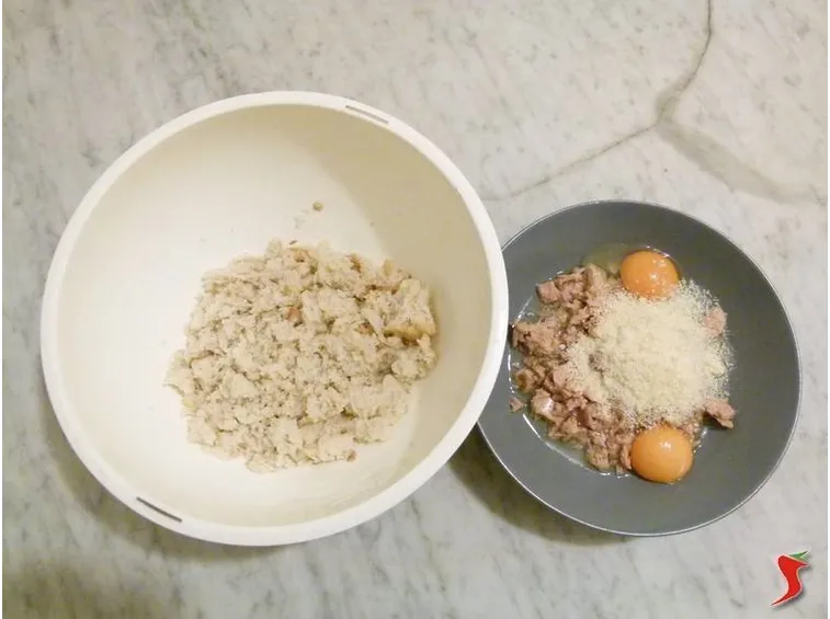 pane spugnato e ingredienti