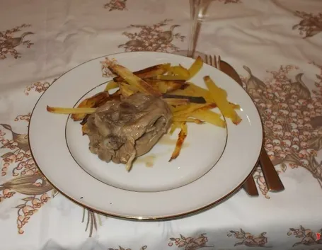agnello con patate