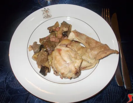 Coniglio ai funghi