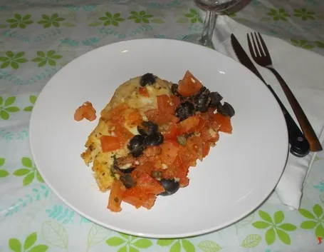 Il petto di pollo ai pomodori