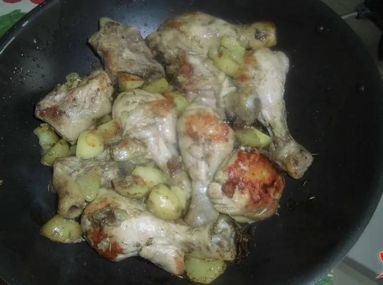 pollo in padella