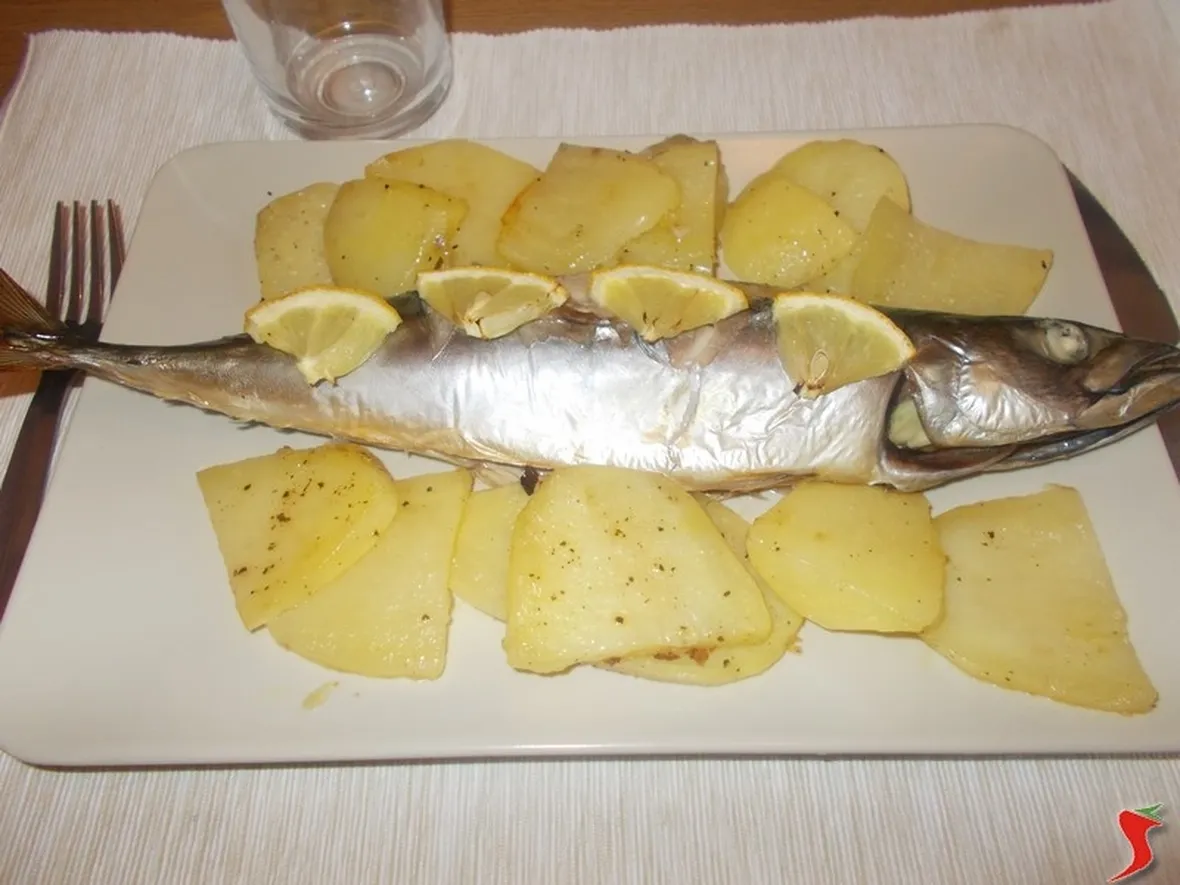 Sgombro al forno con patate