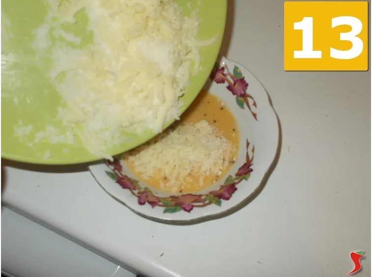 Preparazione della frittata