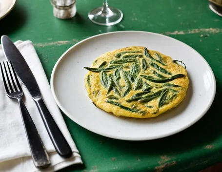 La frittata di fagiolini