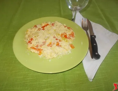 La frittata di peperoni