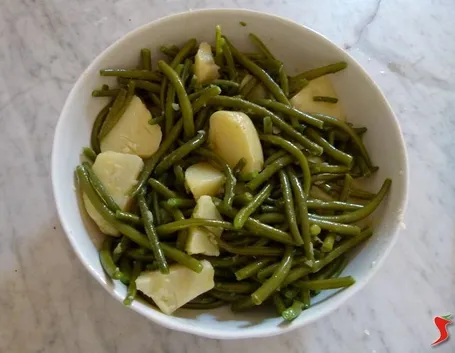 fagiolini e patate