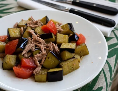 Le melanzane con il tonno