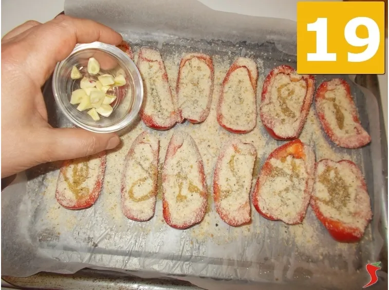 Peperoni gratinati