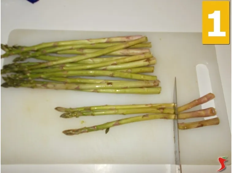 Pasta asparagi alla carbonara