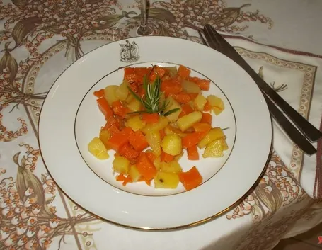 La zucca con patate